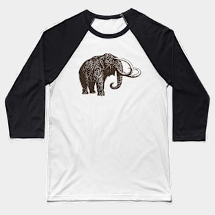 Mammoth Elephant Baseball T-Shirt